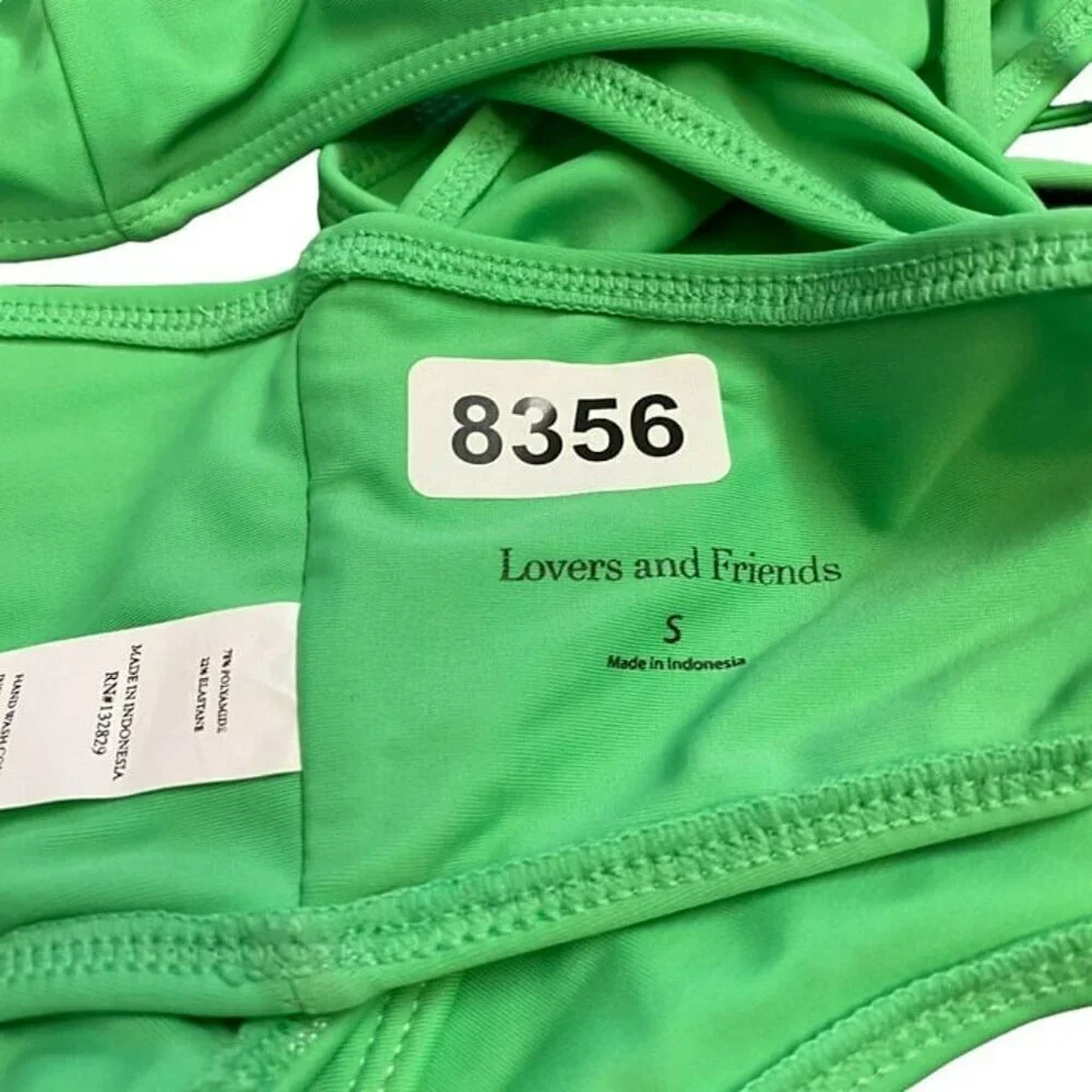 Lovers and Friends Rock with You Top and High Waist Bottom - Kiwi Green